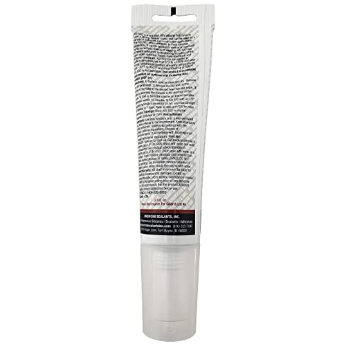 Silicone Sealant 100% RTV - 2.8 oz Squeeze Tube -Clear-