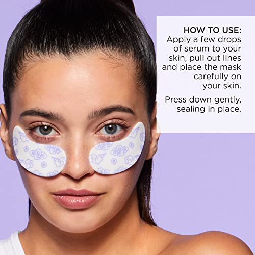 Pacifica Beauty | Reusable Undereye Mask | Silicone Mask | Vacuum Seal & Lifting Effect | Minimize Fine Lines + Wrinkles | Pair with Serum | Storage Tin Included | Vegan + Cruelty Free