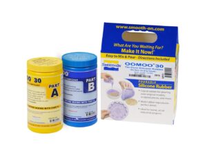 smooth-on, oomoo 30-1a:1b mix by volume tin cure silicone rubber - pint unit