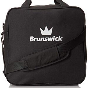 Brunswick Tzone Single Tote Bowling Bag, Black (59-BS1100-001)