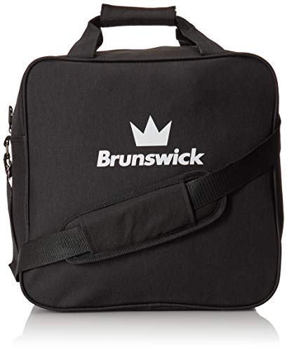 Brunswick Tzone Single Tote Bowling Bag, Black (59-BS1100-001)