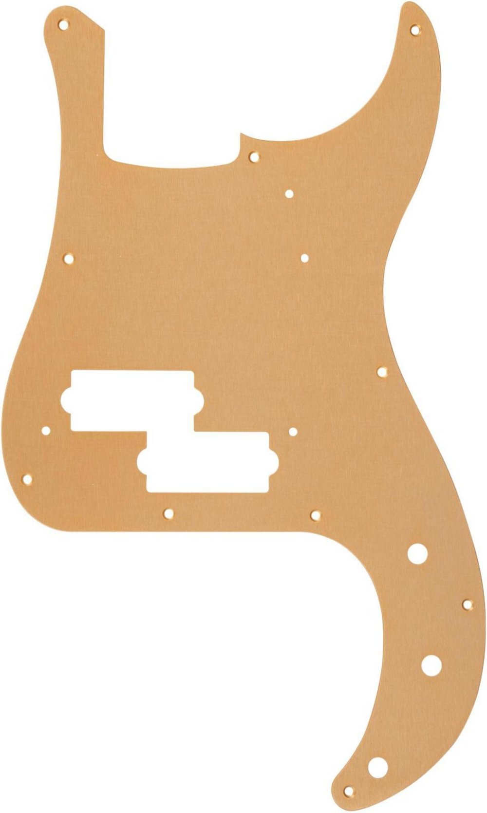 Fender Pure Vintage Pickguard, '58 Precision Bass Guitar, 10-Hole - Gold Anodized