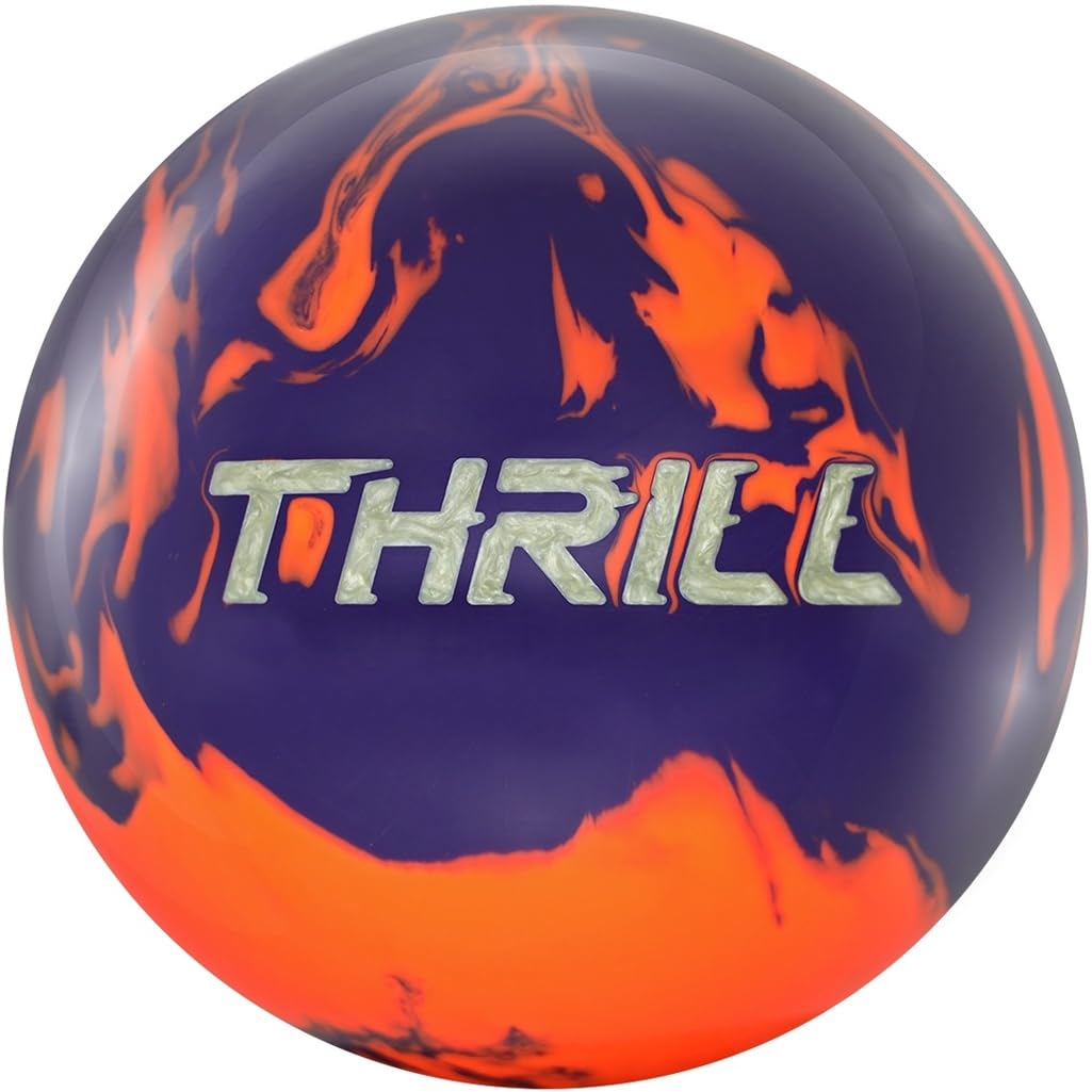 Bowlerstore Products Motiv Top Thrill PRE-DRILLED Solid Bowling Ball- Purple/Orange 13lbs