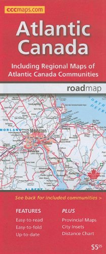 Atlantic Canada Road Map