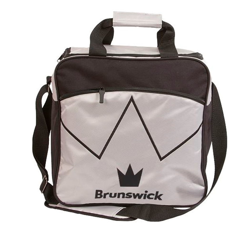 Brunswick Blitz Single Tote Bowling Bag, Silver