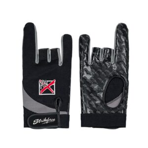 strikeforce pro force black bowling glove (medium, right)