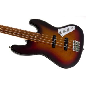 Fender Jaco Pastorius Jazz Electric Bass Guitar, Fretless, Rosewood Fretboard - 3-Color Sunburst