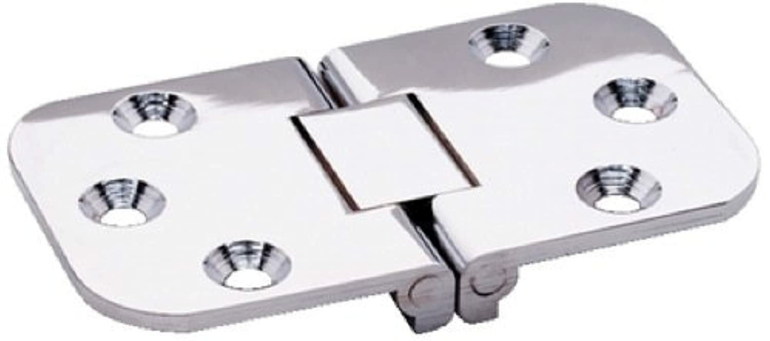 attwood Square End Hinge 2-Pin Flush ATTWOOD Corp 2-Pin Flush Stamped Stainless Steel
