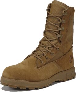 belleville 510 mef 8 inch ultralight marine corps combat boots for men (ega) - certified usmc coyote brown leather with high traction vibram outsole, berry compliant, coyote - 9 w