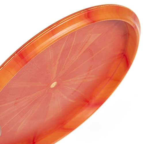 Latitude 64 Retro Burst Fuse Midrange Disc Golf, Beginner Outdoor Games, Midrange Frisbee, 170g +, Stamp Color and Burst Pattern Will Vary, Orange