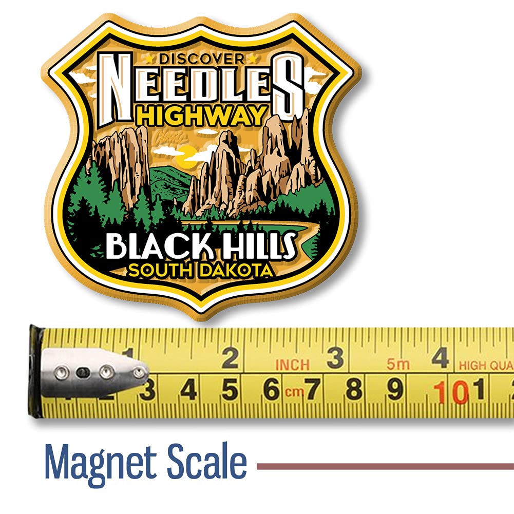 Needles Highway Black Hills South Dakota Magnet by Classic Magnets, 2.9" x 3", Collectible Souvenirs Made in The USA