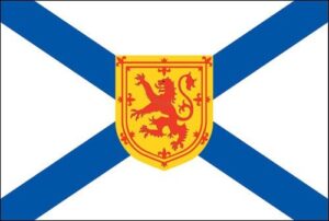 lpf usa nova scotia flag sticker (canada canadian province)
