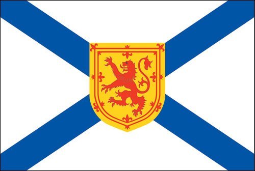 LPF USA NOVA Scotia Flag Sticker (Canada Canadian Province)