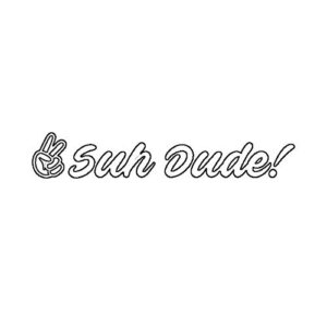 Suh Dude Sticker Decal Vinyl JDM Stance saily Drift cambergang Bumper Sticker Vinyl Sticker Car Truck Decal 5"