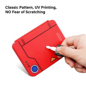 JINGDU Switch Game Case Holder for Switch Game Card, the Slim Switch Game Storage Case with 16 Game Slots and 16 micro SD Card Slots Suitable for Switch, Lite/OLED Games, Red