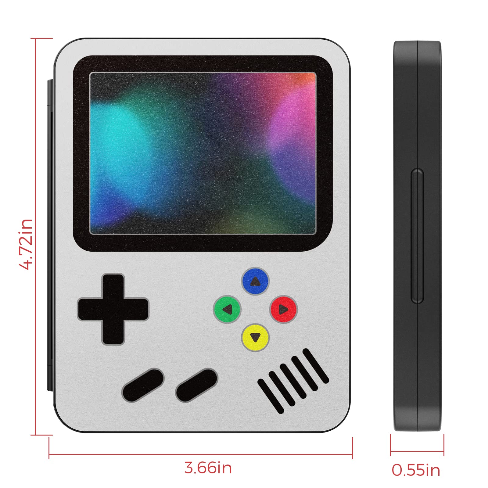 HEIYING Game Card Case for Nintendo Switch&Switch OLED,Customized Pattern Design Switch Lite Game Card Storage Case with 16 Game Card Slots and 16 Micro SD Card Slots.