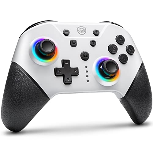 NYXI Chaos Pro controlle with Hall Joystick, switch pro controller wireless for Nintendo Switch/Lite/OLED, Hall Effect Controller with RGB Light, Programmable, Turbo, Vibration, Wake Up