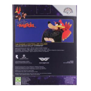 Exquisite Gaming: Rare: Banjo-Kazooie - Original Mobile Phone & Gaming Controller Holder, Device Stand, Cable Guys, Licensed Figure Small