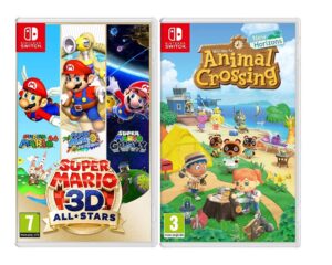 super mario 3d all-stars and animal crossing new horizons bundle - nintendo switch