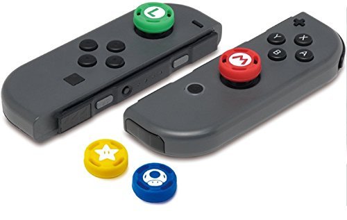 Silicone Non-Slip Cap Case Thumb Grips Cover Analog Thumb Stick Joystick Button Cap Handle Button Caps for Switch Joy-con (A) 1