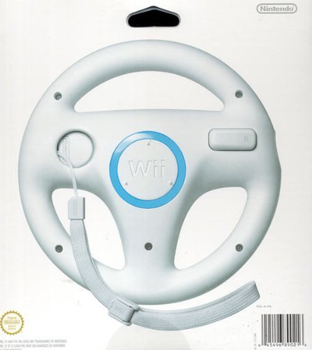 Official Nintendo Wii Wheel Wii Remote Controller not included (Renewed)