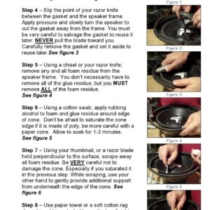 Marantz 8" Speaker Foam Surround Edge Repair Kit - 2 Speaker Kit - Compatible with Marantz 4B, 308A, 122084, DR-80, DR80, HD-440, HD440, HD-55, HD55, HD-550, HD550, IMPERIAL 4, L-35, L35, Many More