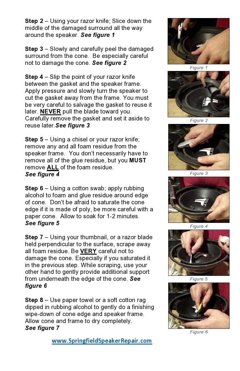 Marantz 8" Speaker Foam Surround Edge Repair Kit - 2 Speaker Kit - Compatible with Marantz 4B, 308A, 122084, DR-80, DR80, HD-440, HD440, HD-55, HD55, HD-550, HD550, IMPERIAL 4, L-35, L35, Many More