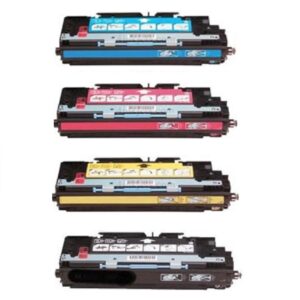 WORLDS OF CARTRIDGES Remanufactured Toner Cartridge Replacement for HP 308A / HP 309A (4-Pack: Cyan + Magenta + Yellow + Black) for Use in Color Laserjet 3500 / 3550