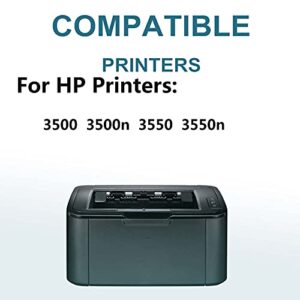 4-Pack (BK+C+Y+M) Compatible High Yield 308A (Q2670A Q2671A Q2672A Q2673A) Toner Cartridge use for HP 3550n Printer