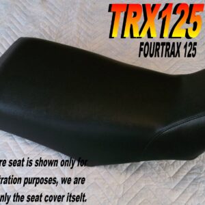 New Replacement seat Cover fits TRX125 1985-86 Replacement seat Cover Fourtrax Honda TRX 125 Black 308A