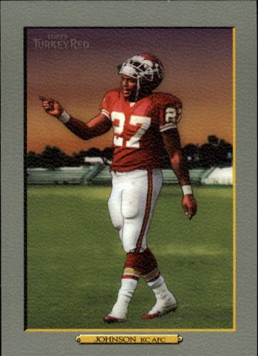 2006 Topps Turkey Red #308A Larry Johnson (purple sky) NFL Football Trading Card