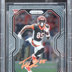 Bengals Tee Higgins Signed 2020 Panini Prizm #308A Rookie Card BAS Slabbed - Football Slabbed Rookie Cards