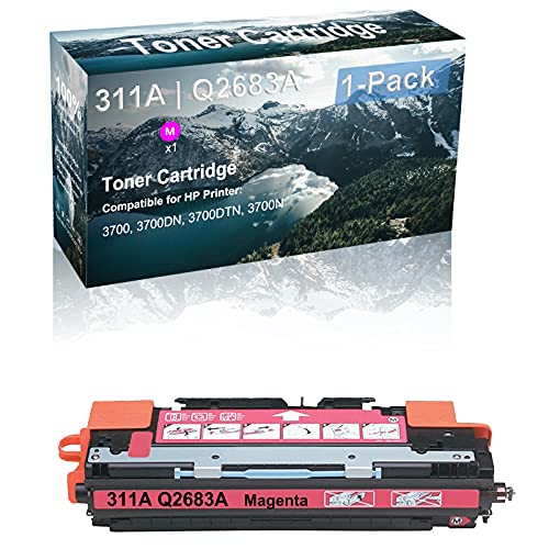 1-Pack (Magenta) Compatible High Capacity 308A 311A | Q2683A Toner Cartridge use for HP 3700 3700DN 3700DTN 3700N Printer