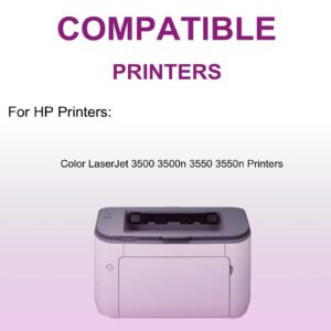 1 Pack (Magenta) Compatible 308A | Q2673A Printer Toner Cartridge use for HP Color Laserjet 3500 3500n 3550 3550n Printer(High Capacity)