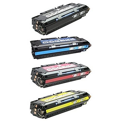 SuppliesMAX Compatible Replacement for HP Color LJ 3500/3500N/3550/3550N Toner Cartridge Combo Pack (BK/C/M/Y) (NO. NO. 308A/309A) (Q267BCMY)