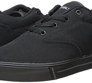 Heelys Launch-K Skate Shoe, Black Canvas, 3 M US Little Kid