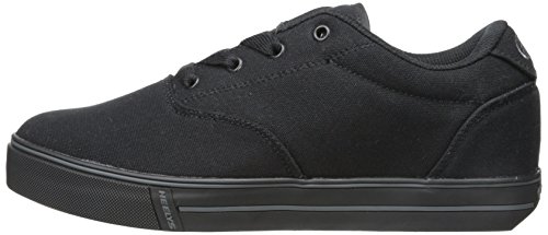 Heelys Launch-K Skate Shoe, Black Canvas, 3 M US Little Kid