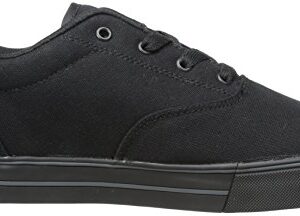 Heelys Launch-K Skate Shoe, Black Canvas, 3 M US Little Kid