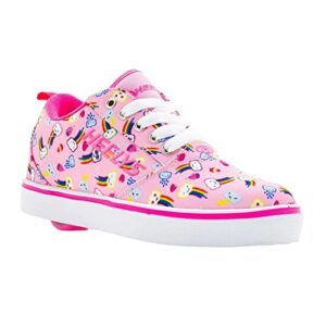 HEELYS Girl's Pro 20 Prints (Little Kid/Big Kid/Adult) Light Pink/Pink/Rainbow 2 Little Kid M