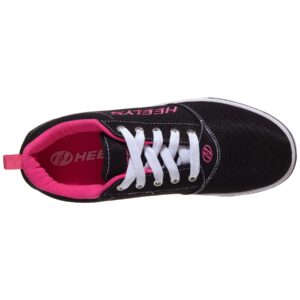 HEELYS Girl's Pro 20 (Little Kid/Big Kid/Adult) Black/White/Pink 1 Little Kid M