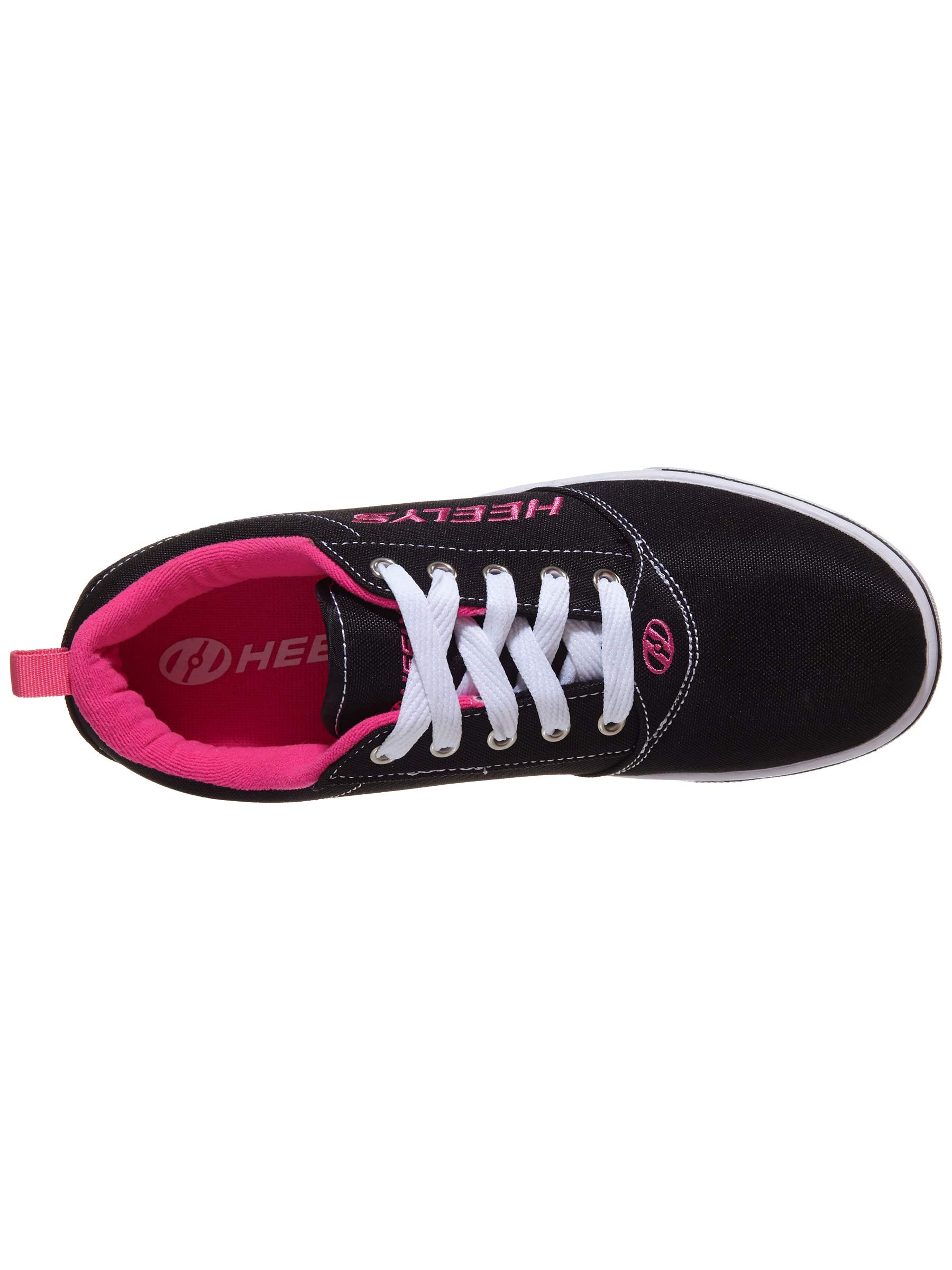 HEELYS Girl's Pro 20 (Little Kid/Big Kid/Adult) Black/White/Pink 1 Little Kid M