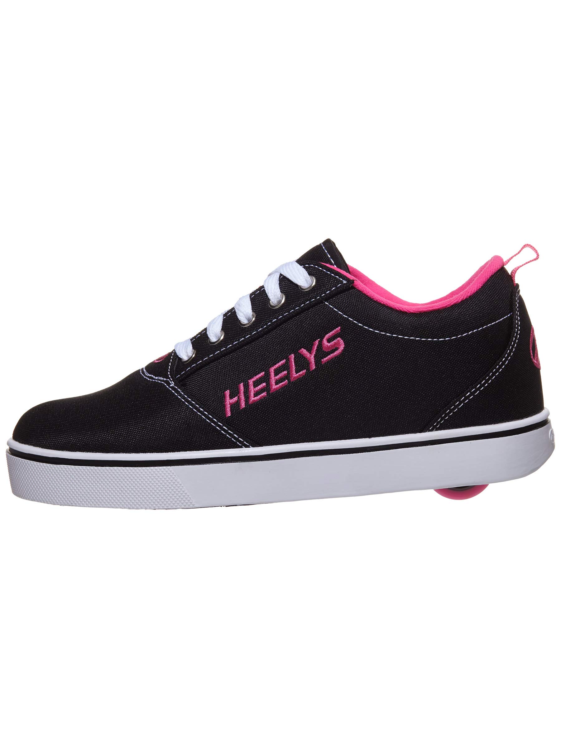 HEELYS Girl's Pro 20 (Little Kid/Big Kid/Adult) Black/White/Pink 1 Little Kid M