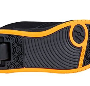 Heelys Kids Propel Skate Shoe, Black/Orange, 5