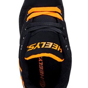 Heelys Kids Propel Skate Shoe, Black/Orange, 5