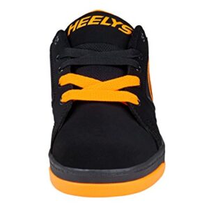 Heelys Kids Propel Skate Shoe, Black/Orange, 5