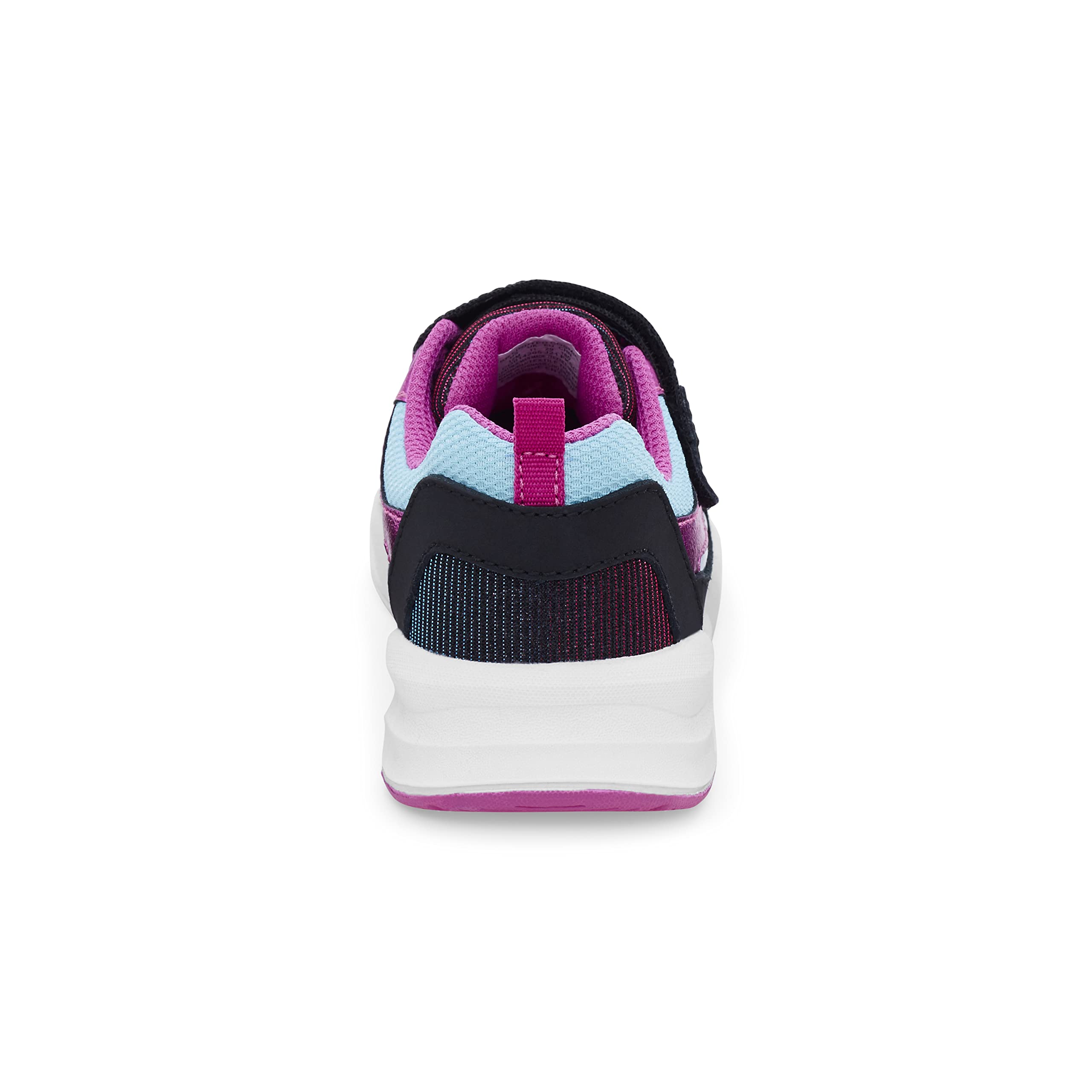 Stride Rite Girls Lighted Cosmic Sneaker, Black Multi, 11.5 Wide Little Kid