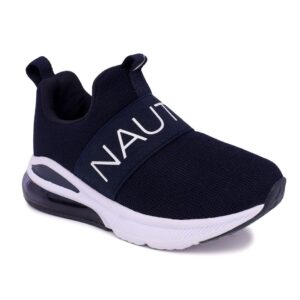 nautica kids boys fashion sneaker slip-on air cushion athletic running shoe for toddler and little kids-mattoon-navy-5