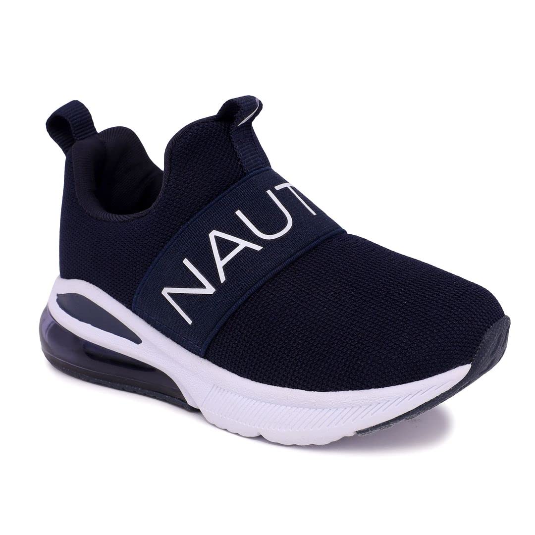 Nautica Kids Boys Fashion Sneaker Slip-On Air Cushion Athletic Running Shoe for Toddler and Little Kids-Mattoon-Navy-5