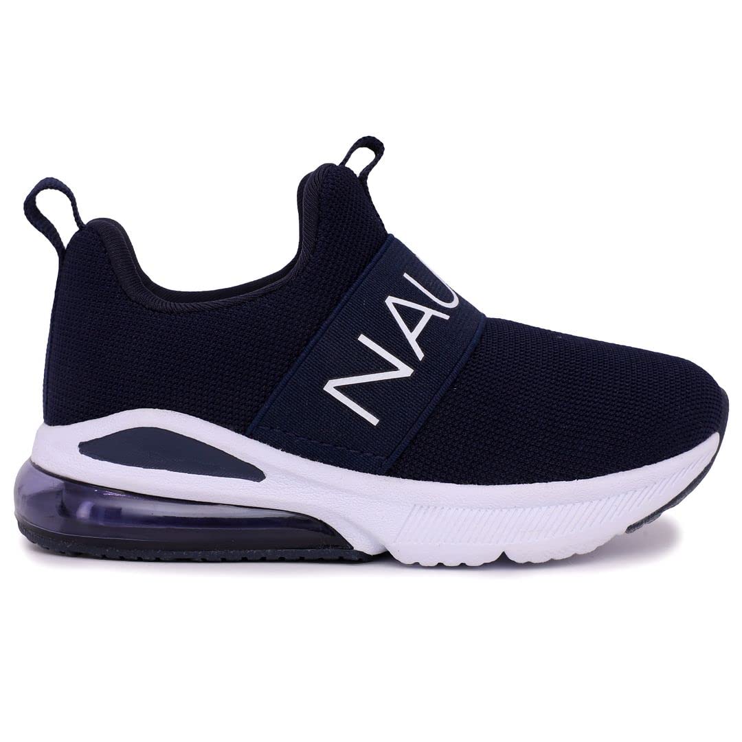 Nautica Kids Boys Fashion Sneaker Slip-On Air Cushion Athletic Running Shoe for Toddler and Little Kids-Mattoon-Navy-5