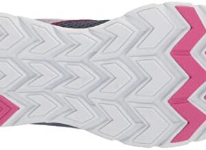 Saucony Axon Sneaker, Navy/Pink, 11.5 Wide US Unisex Big_Kid